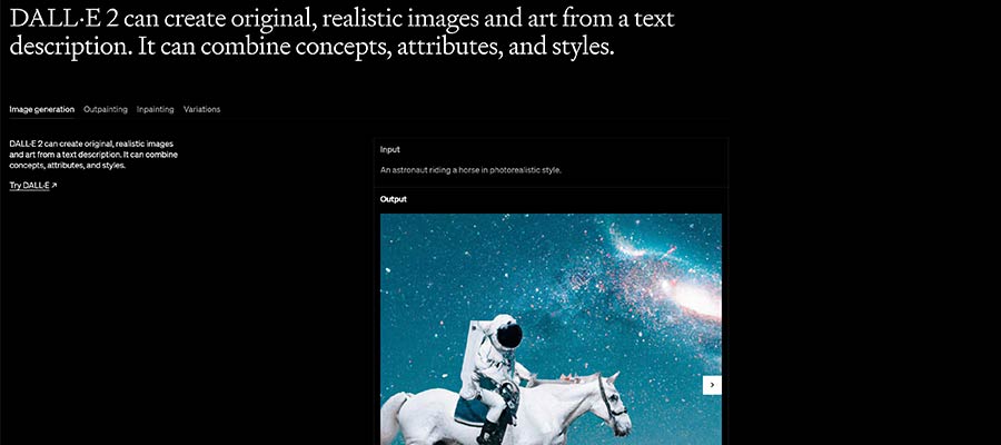DALL-E can generate unique images using artificial intelligence.