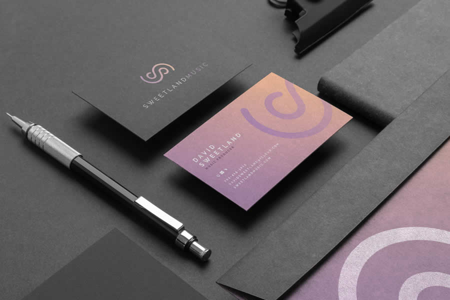 Inspiration Holographic Business Card Sweetland