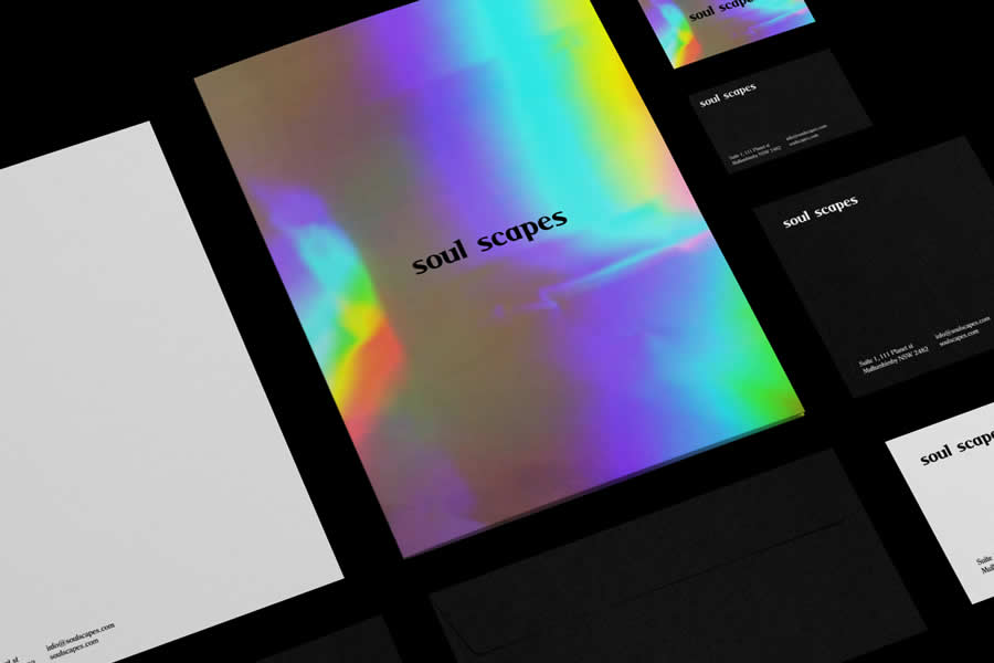 Inspiration Holographic Business Card Soul Scapes