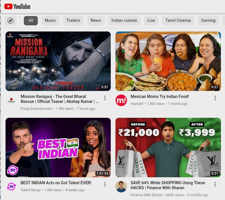 YouTube_052647.apk displays the YouTube website when launched