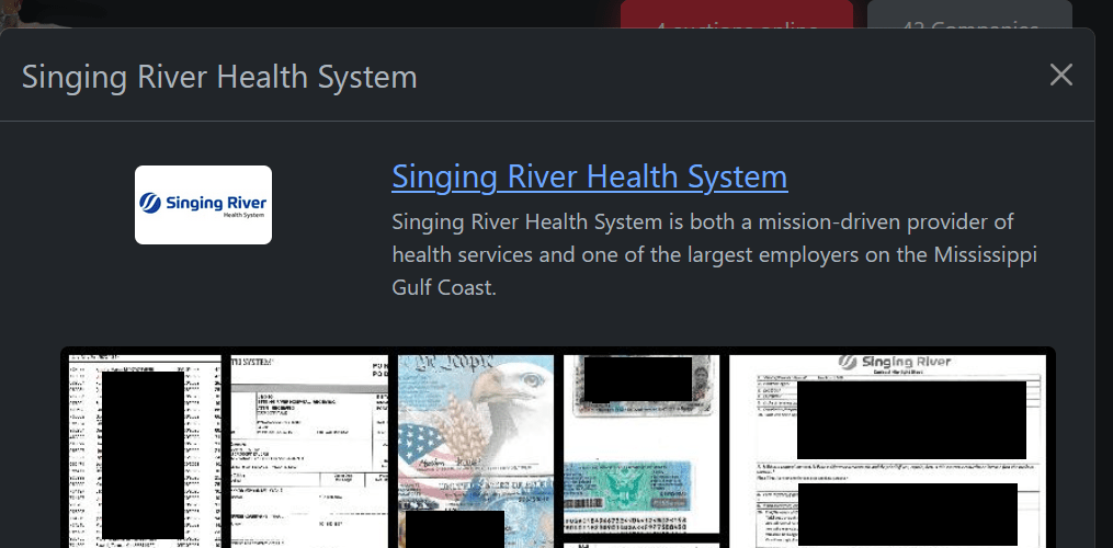 Singing River Health System hospitals ransomware