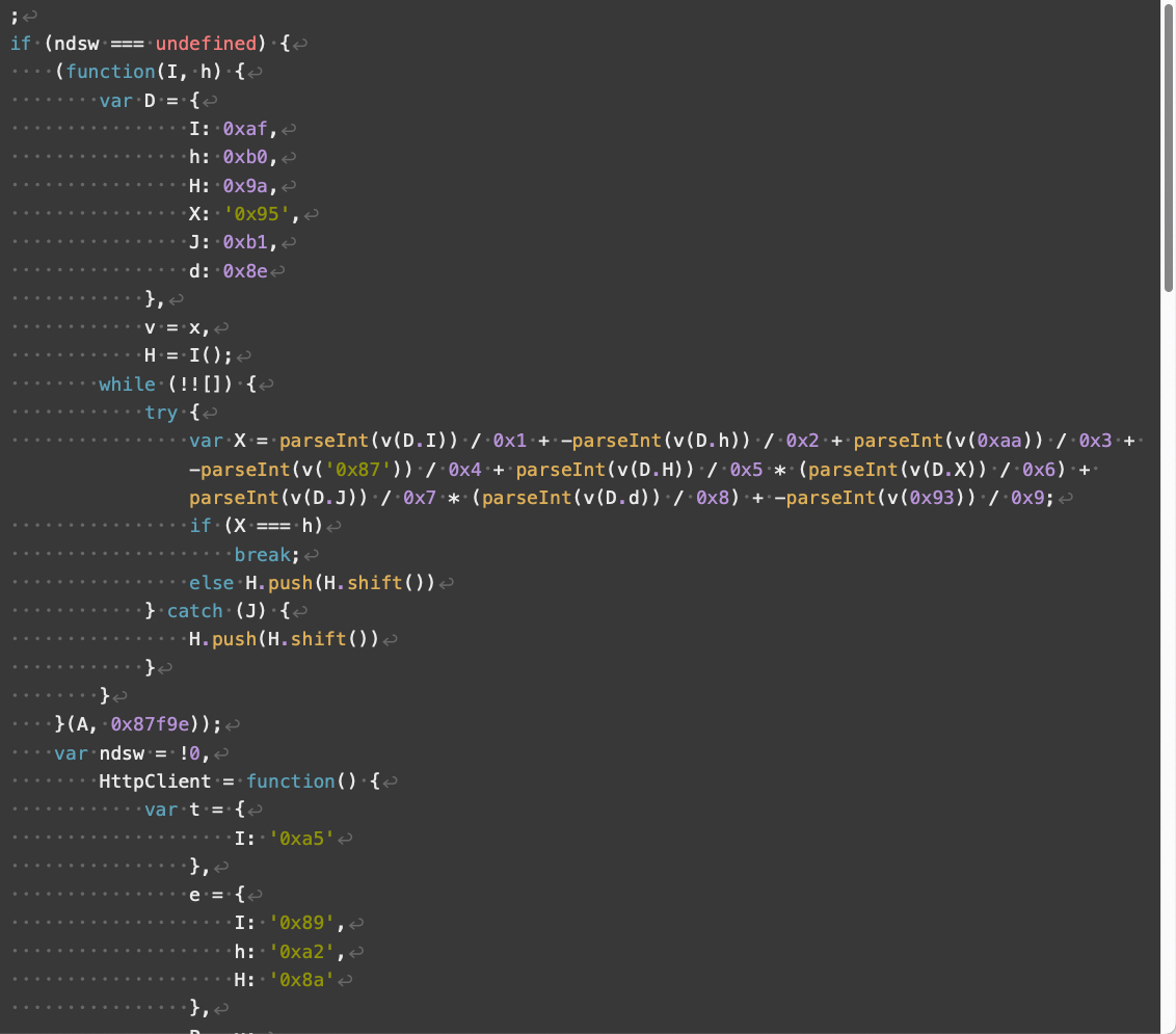 Image 8 is a screenshot of version 4 of the example Parrot TDS landing script. Many lines of code include a functions and other arguments.