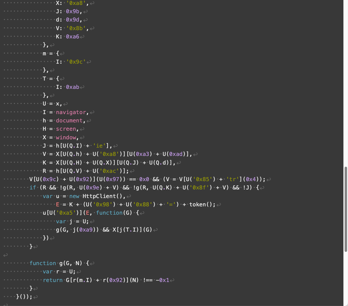 Image 10 is a screenshot of version 4 of the example Parrot TDS landing script. Many lines of code include a functions and other arguments.