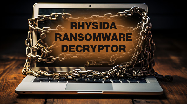 Rhysida ransomware decryptor